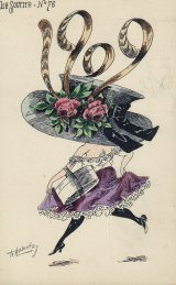 画像: Antique Postcard／アンティーク・ポストカード【La Mode en 1909】