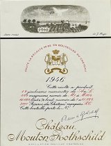 画像: J.Hugo／ジャン・ユーゴー【Chateau Mouton Rothschild 1946】ワインラベル