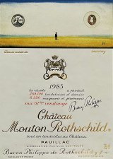 画像: 再入荷　Saul Steinberg／ソウル・スタインバーグ【Chateau Mouton Rothschild 1983】ワインラベル