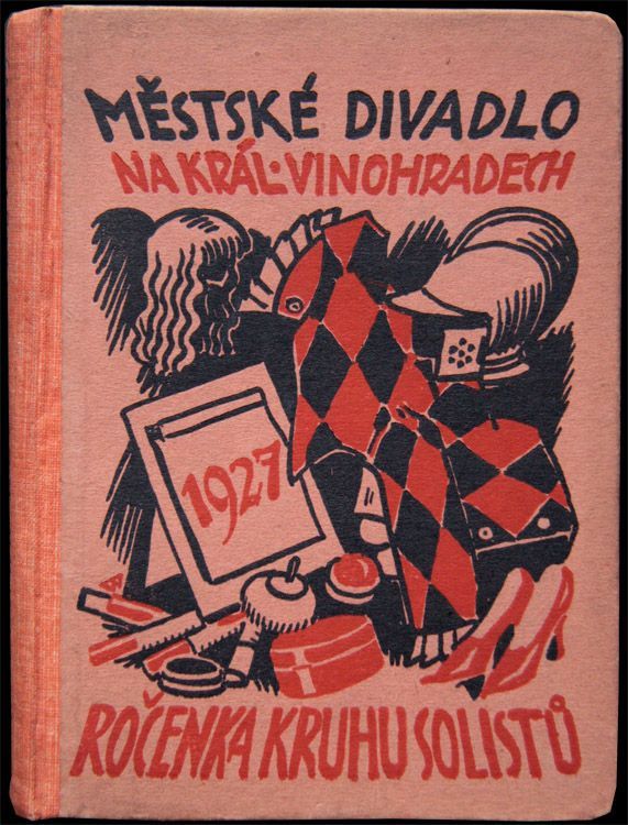 画像1: 【MESTSKE DIVADLO NA KRAL. VINOHRADECH 1927 ROCENKA KRUHU SOLOSTU】